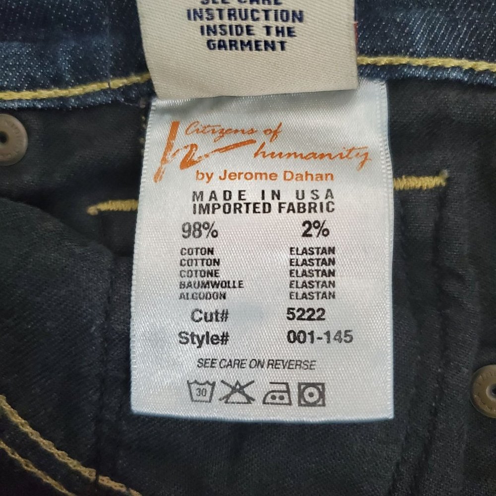 Citizens Of Humanity Women's Kelly Stretch Low Waist Bootcut Jeans Size 28 - Picture 14 of 16